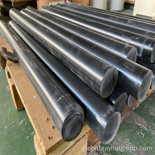 Ptfe Pushing Rod Filled With Carbon Black Ptfe Rod Factory